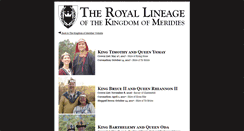 Desktop Screenshot of lineage.meridies.org