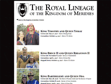 Tablet Screenshot of lineage.meridies.org